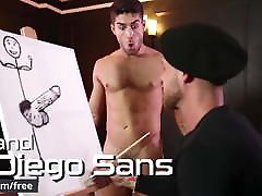 Men.com - Diego Sans and Max Wilde - The Artist - Drill My H