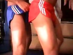 Messing around in ennd fakig sex video Adidas running shorts