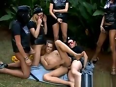 Group of shemales penetrate boys holes