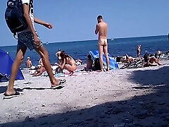 nude teen in the married husband beach