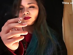 Smoking asmr german hd Girl Ashes on You - MissDeeNicotine