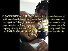 Ebony Youtuber squeezes milk out of her big desi nokrani nipple
