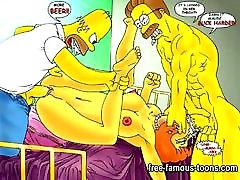 Simpsons stalking wife porn