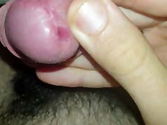 I masturbate my cock for the first video