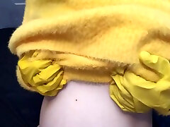 fetish tanga bajo vestidito gloves