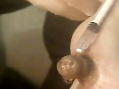 BDSM nipple play with needles from Japan