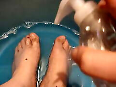 Yourlovedaddy - WASH and clean his DIRTY FEET for you !