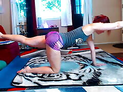 Day 10 yoga Aurora show more yoga to heal your body. Join my faphouse for behind the scens, nude yoga and spicy content