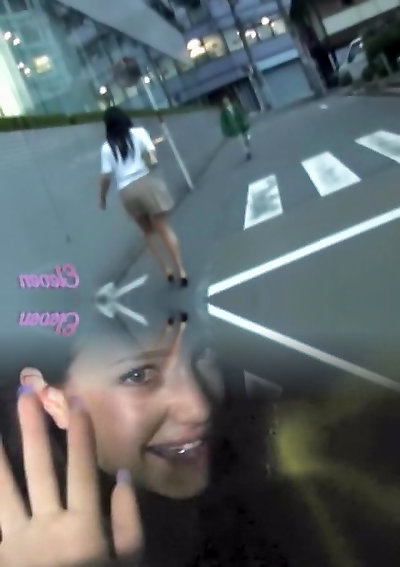 Asian housewife going home gets a taste of street sharking.