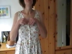 Timid Wife strips and plays
