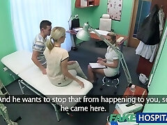 FakeHospital Nurse watches sexy couple fuck
