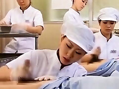 Chinese Nurse Slurping Cum Out Of Horny Pecker
