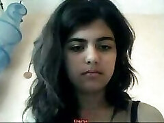 Indian girl strips on web cam