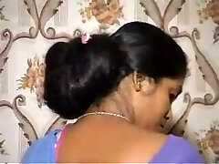 Floor length Indian hair wash by hubby