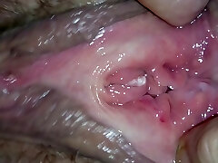 extreme internal close up gape and splatter