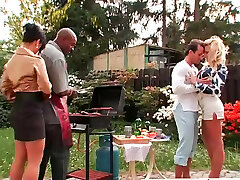 Barbecue party turns into a hot group fuck with sexy dick hungry cocksluts