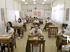 Trailer-Introducing New Student In High School-Wen Rui Xin-MDHS-0001-Best Original Asia Porno Flick