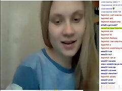 Blonde girl spreads her vagina for tons of strangers online